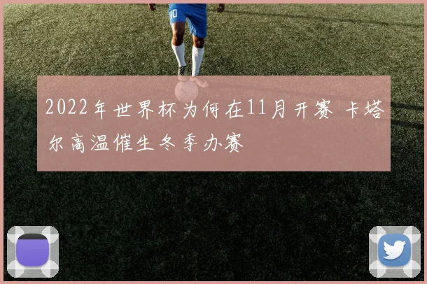 2022年世界杯为何在11月开赛 卡塔尔高温催生冬季办赛